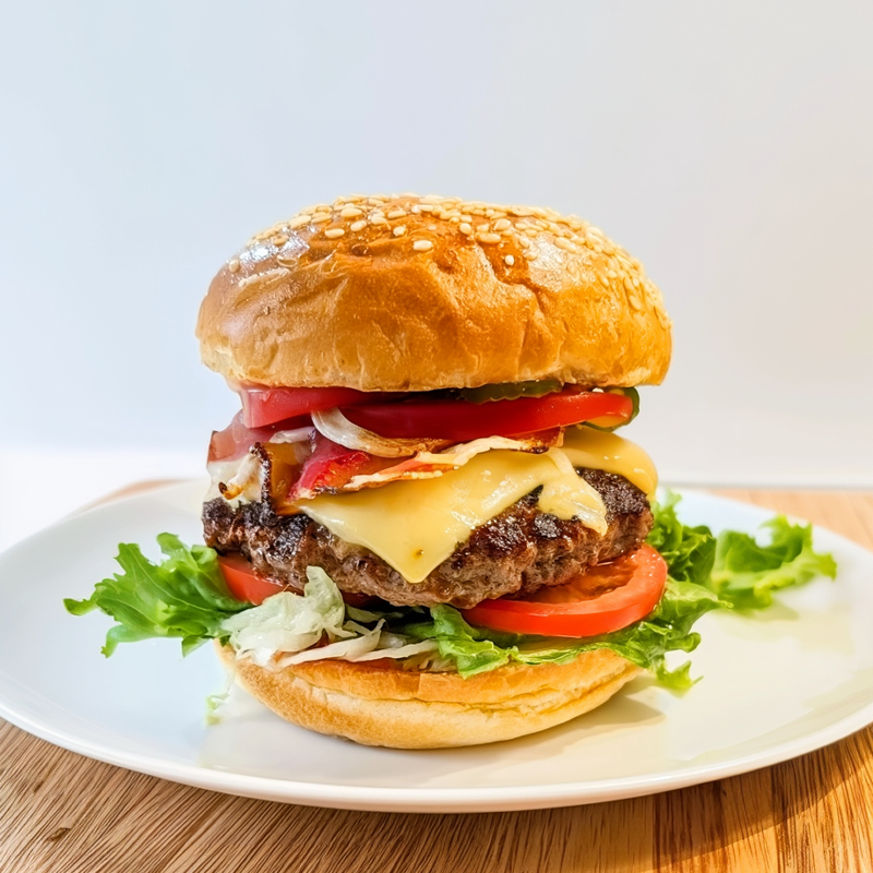 ハンバーガーのフリーアイコン