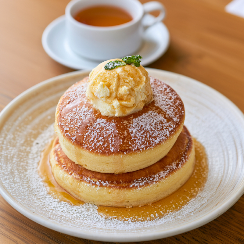 ホットケーキのフリーアイコン
