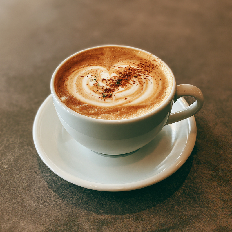ラテアートコーヒーのフリーアイコン