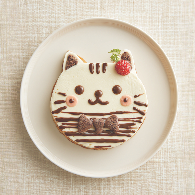 猫のスイーツのフリーアイコン