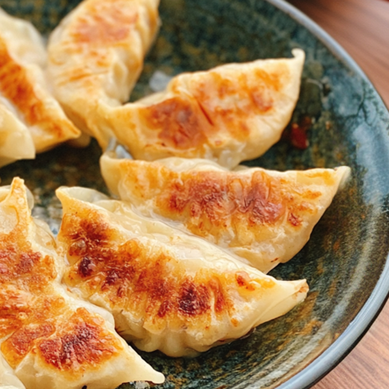 ドアップの餃子のフリーアイコン